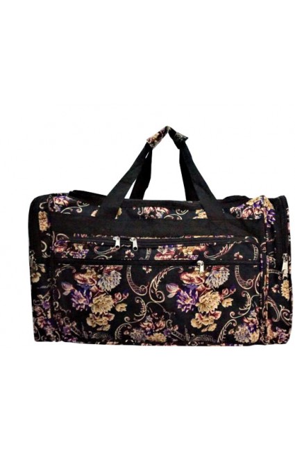 Printed Duffle Bag-T19/209/BK